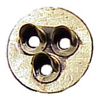 Head - Three Light Target - 1/pkg - HO Scale