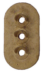 Head - Three Light Vertical - 1/pkg - HO Scale