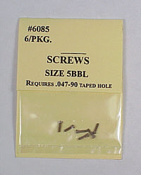 Arms - 5BBL Screw - 6/pkg - HO Scale