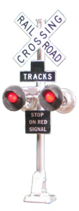 Signal - Railroad Crossing Signal - 1 pair/pkg - HO Scale