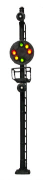 Signal - B&O Color Position Signal - 3 Aspect w/Upper & Lower Marker - HO Scale