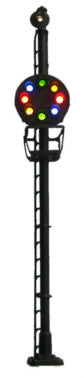 Signal - B&O Color Position Signal - 4 Aspect w/Upper Marker - HO Scale