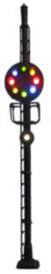 Signal - B&O Color Position Signal - 4 Aspect w/Lower Marker - HO Scale