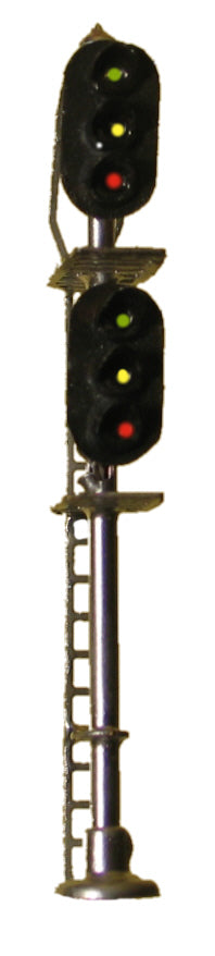 Signal - Vertical 3 Light over 3 Light - N Scale