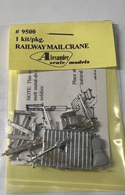 HO Railway Mailcrane #9500 By Alexander Scale Models