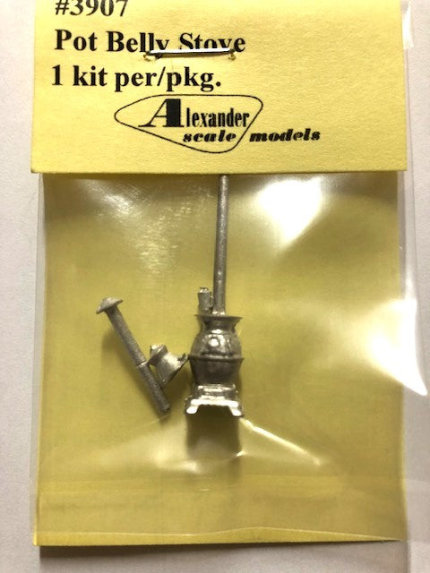 Alexander Scale Models HO Pot Belly Stove #3907