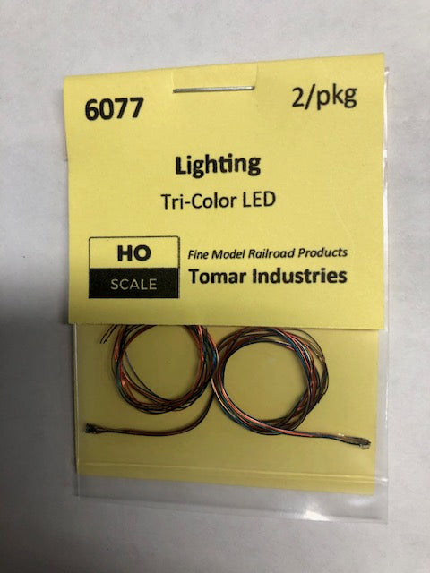 Lighting - Tri-Color LED - 2/pkg - HO Scale