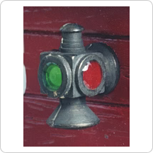 Marker Light - Green/Green/Red - 1 pair/pkg - O Scale (incandescent)