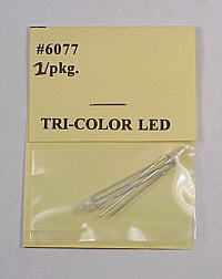 Lighting - Tri-Color LED - 2/pkg - HO Scale