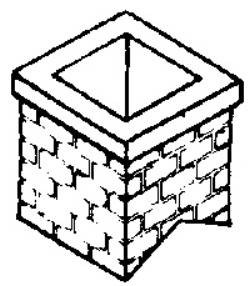 Catalog photograph: Chimney – Block A-2706