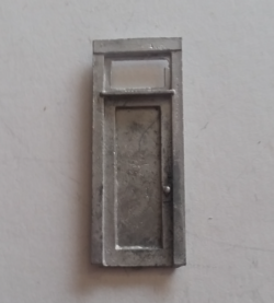 Catalog photograph: Solid Panel Door w/transom window A-2407