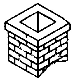 Catalog photograph: Chimney – Brick A-2705