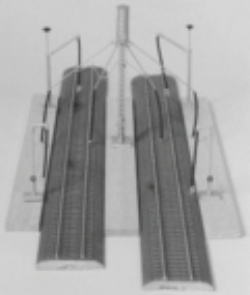 Catalog photograph: Double Track Diesel Sand Tower, Fuel & Water Columns   SP-1115