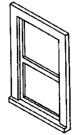 Catalog photograph: Window 2-pane  HO  A-2522