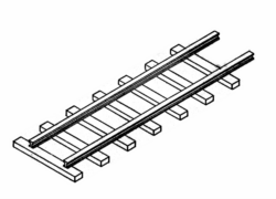 Catalog photograph: 2′ Gauge Straight Mine Track  A-2804