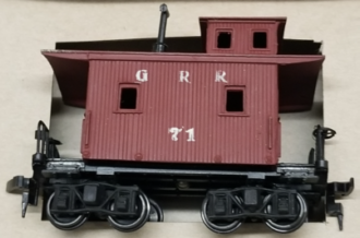 Catalog photograph: CC-200 Double Truck Shorty Caboose