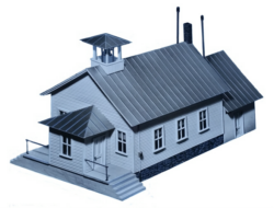 Catalog photograph: Country School House  HO A-7750