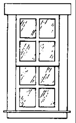 Catalog photograph: Window Dbl hung HO A-2506