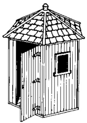 Catalog photograph: Telephone Shelter Wood A3114