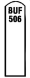 Catalog photograph: Mileposts–Concrete, rounded top SP-855