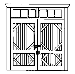 Catalog photograph: Freight Door A-2401